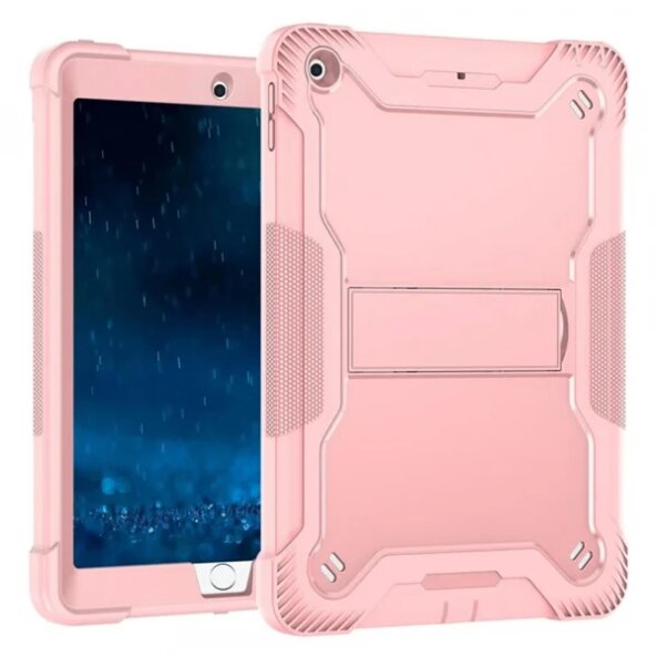 Husa pentru Apple iPad 9.7 (2018) / 9.7 (2017), Techsuit, Rugged TabShell, Roz