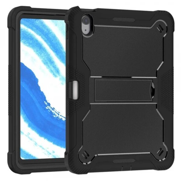 Husa pentru Apple iPad Air 11 (2025) / Air 11 (2024), Techsuit, Rugged TabShell, Neagra