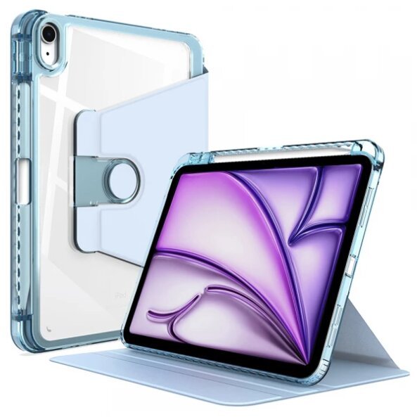 Husa pentru Apple iPad Air 13 (2025) / Air 13 (2024), Techsuit, Crystal Vision, Bleu