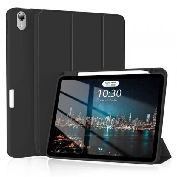 Husa pentru Apple iPad Air (2022) / Air (2020), Techsuit, Flex Trifold, Neagra