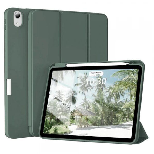 Husa pentru Apple iPad Air (2022) / Air (2020), Techsuit, Flex Trifold, Verde