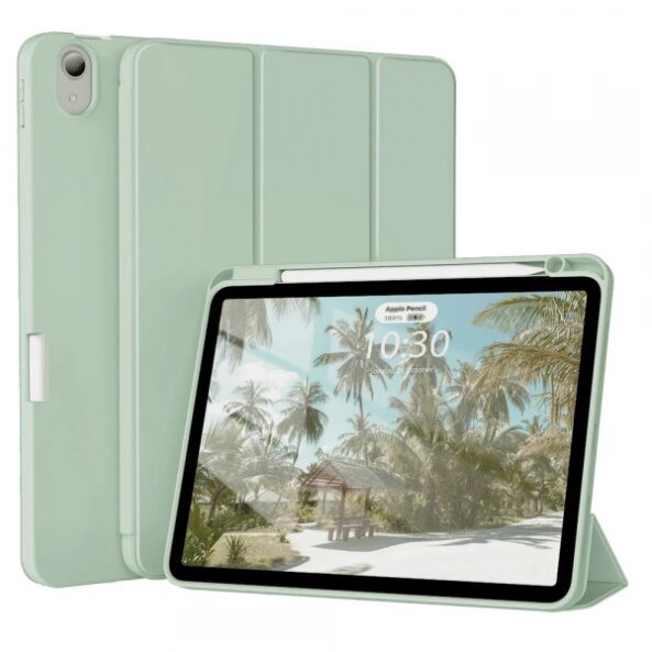 Husa pentru Apple iPad Air (2022) / Air (2020), Techsuit, Flex Trifold, Verde Deschis