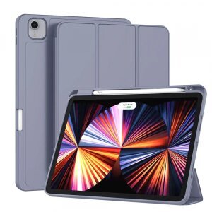 Husa pentru Apple iPad Pro 11 (2022) / Pro 11 (2021) / Pro 11 (2020) / Pro 11 (2018), Techsuit, Flex Trifold, Mov