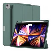 Husa pentru Apple iPad Pro 11 (2022) / Pro 11 (2021) / Pro 11 (2020) / Pro 11 (2018), Techsuit, Flex Trifold, Verde