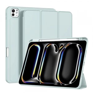 Husa pentru Apple iPad Pro 11 (2024), Techsuit, Flex Trifold, Bleu