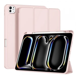 Husa pentru Apple iPad Pro 11 (2024), Techsuit, Flex Trifold, Roz