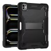 Husa pentru Apple iPad Pro 11 (2024), Techsuit, Rugged TabShell, Neagra