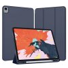 Husa pentru Apple iPad Pro 12.9 (2022) / Pro 12.9 (2021) / Pro 12.9 (2020) / Pro 12.9 (2018), Techsuit, Flex Trifold, Bleumarin