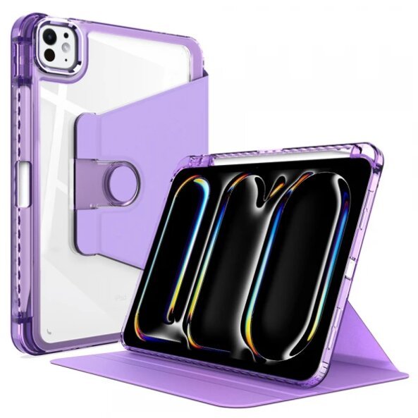 Husa pentru Apple iPad Pro 13 (2024), Techsuit, Crystal Vision, Mov