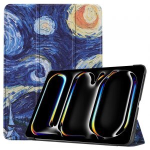 Husa pentru Apple iPad Pro 13 (2024), Techsuit, FoldPro Starry Night, Multicolor