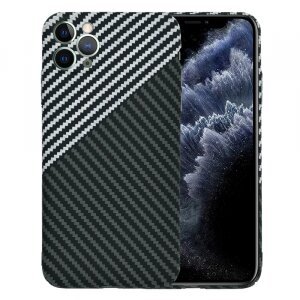 Husa pentru Apple iPhone 11 Pro Max, Techsuit, Carbonite FiberShell, Gri