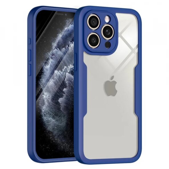 Husa pentru Apple iPhone 11 Pro Max, Techsuit, ColorVerse 360, Albastra