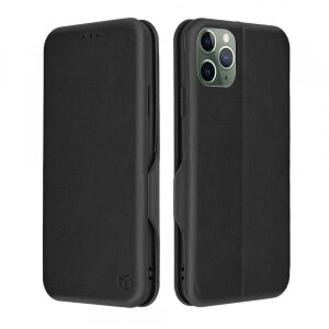 Husa pentru Apple iPhone 11 Pro Max, Techsuit, Safe Wallet Plus, Neagra
