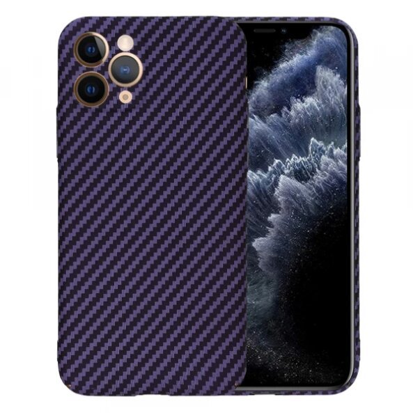 Husa pentru Apple iPhone 11 Pro, Techsuit, Carbonite FiberShell, Mov