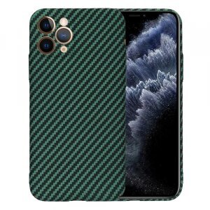 Husa pentru Apple iPhone 11 Pro, Techsuit, Carbonite FiberShell, Verde