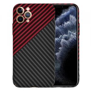 Husa pentru Apple iPhone 11 Pro, Techsuit, Carbonite FiberShell Vortex, Rosie
