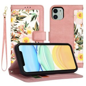 Husa pentru Apple iPhone 11, Techsuit, FlipCraft, Roz