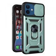 Husa pentru Apple iPhone 12 / 12 Pro, Techsuit, CamShield, Verde