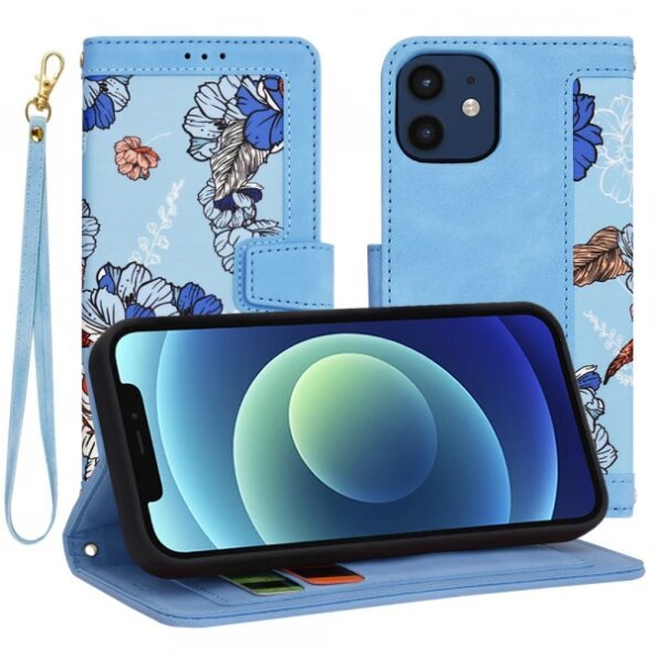 Husa pentru Apple iPhone 12 / 12 Pro, Techsuit, FlipCraft, Bleu