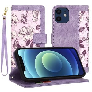 Husa pentru Apple iPhone 12 / 12 Pro, Techsuit, FlipCraft, Mov