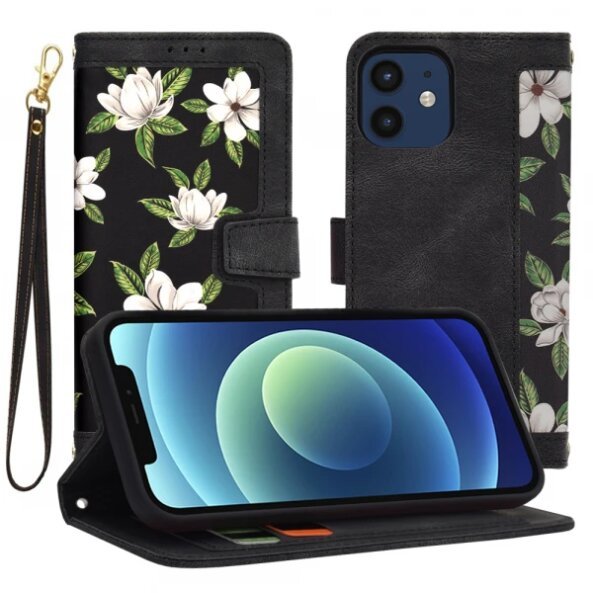 Husa pentru Apple iPhone 12 / 12 Pro, Techsuit, FlipCraft, Neagra