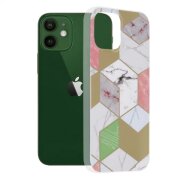 Husa pentru Apple iPhone 12 / 12 Pro, Techsuit, Marble, Mov
