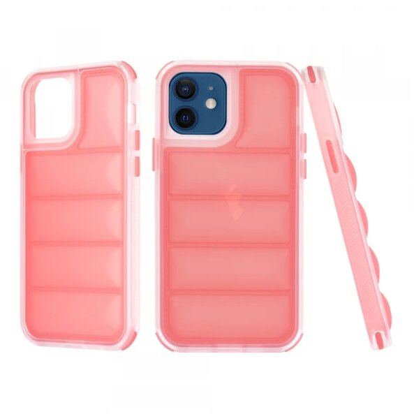 Husa pentru Apple iPhone 12 / 12 Pro, Techsuit, Wave Shield, Rosie