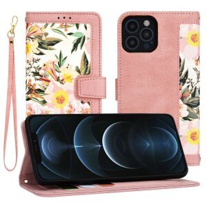 Husa pentru Apple iPhone 12 Pro Max, Techsuit, FlipCraft, Roz