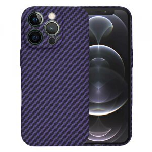 Husa pentru Apple iPhone 12 Pro, Techsuit, Carbonite FiberShell, Mov