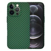 Husa pentru Apple iPhone 12 Pro, Techsuit, Carbonite FiberShell, Verde