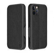 Husa pentru Apple iPhone 12 Pro, Techsuit, Safe Wallet Plus, Neagra