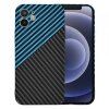 Husa pentru Apple iPhone 12, Techsuit, Carbonite FiberShell, Bleu