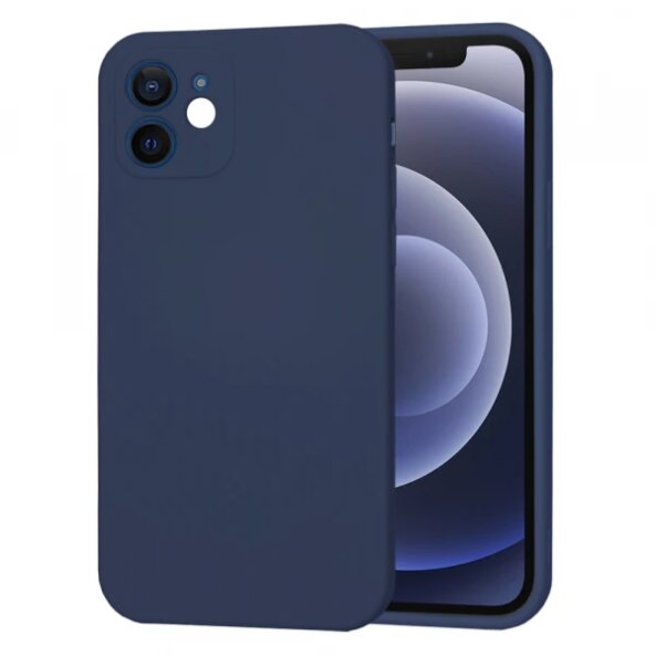 Husa pentru Apple iPhone 12, Techsuit, SoftFlex, Bleumarin