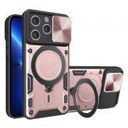 Husa pentru Apple iPhone 13 Pro Max, Techsuit, CamGuard Pro, Roz Aurie