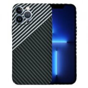 Husa pentru Apple iPhone 13 Pro Max, Techsuit, Carbonite FiberShell, Gri