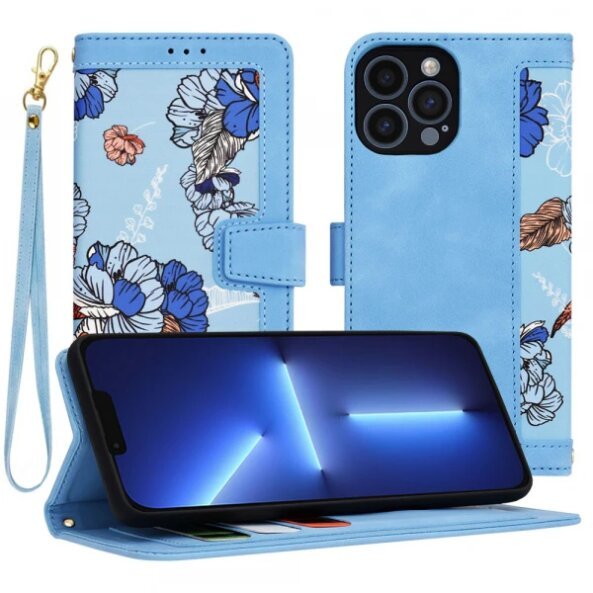 Husa pentru Apple iPhone 13 Pro Max, Techsuit, FlipCraft, Bleu