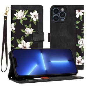 Husa pentru Apple iPhone 13 Pro Max, Techsuit, FlipCraft, Neagra