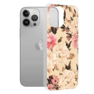 Husa pentru Apple iPhone 13 Pro Max, Techsuit, Marble, Bej