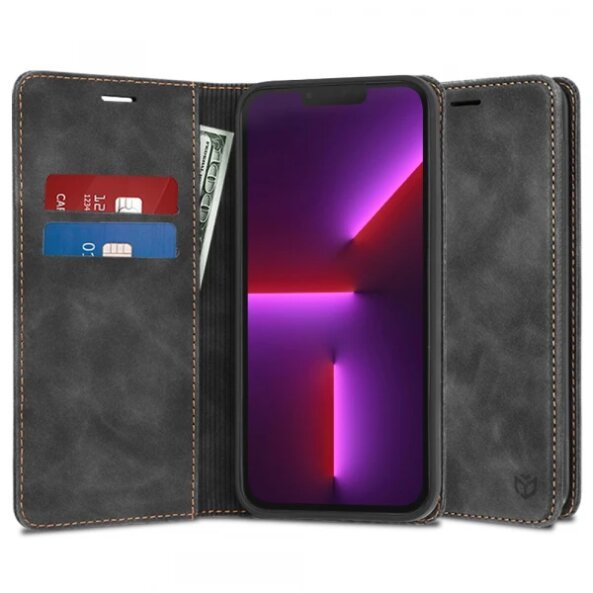 Husa pentru Apple iPhone 13 Pro, Techsuit, Confy, Neagra