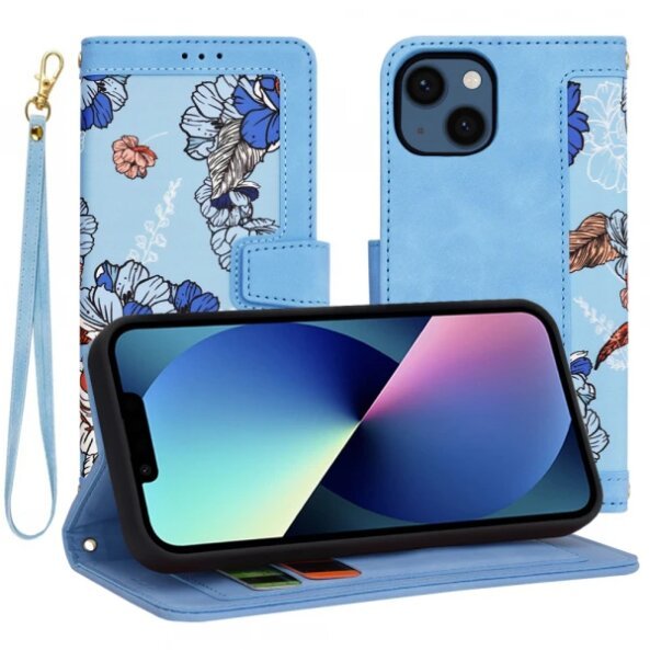 Husa pentru Apple iPhone 13, Techsuit, FlipCraft, Bleu