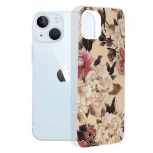 Husa pentru Apple iPhone 13, Techsuit, Marble, Bej
