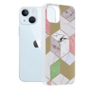 Husa pentru Apple iPhone 13, Techsuit, Marble, Mov