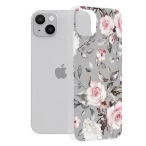 Husa pentru Apple iPhone 14 Plus, Techsuit, Marble, Gri