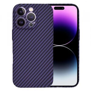 Husa pentru Apple iPhone 14 Pro Max, Techsuit, Carbonite FiberShell, Mov