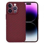 Husa pentru Apple iPhone 14 Pro Max, Techsuit, Carbonite FiberShell, Rosie