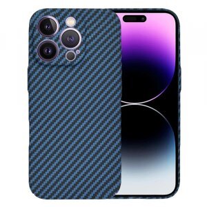 Husa pentru Apple iPhone 14 Pro Max, Techsuit, Carbonite FiberShell, Turcoaz