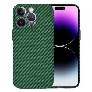 Husa pentru Apple iPhone 14 Pro Max, Techsuit, Carbonite FiberShell, Verde