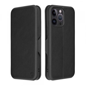 Husa pentru Apple iPhone 14 Pro Max, Techsuit, Safe Wallet Plus, Neagra