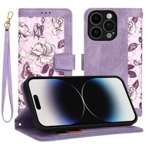 Husa pentru Apple iPhone 14 Pro, Techsuit, FlipCraft, Mov