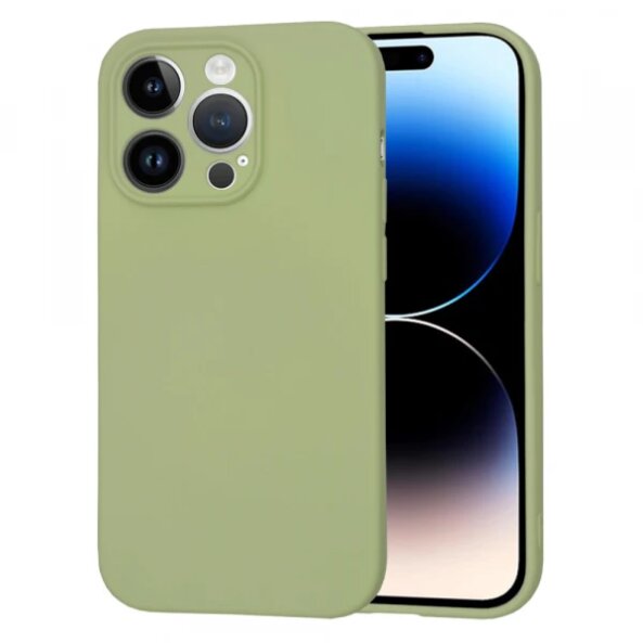 Husa pentru Apple iPhone 14 Pro, Techsuit, SoftFlex, Verde Deschis